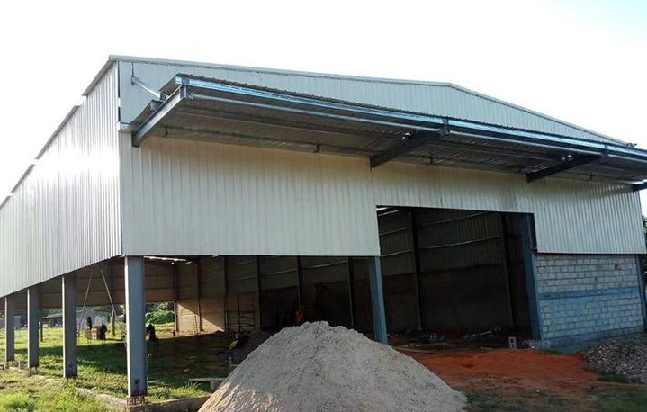 Zambian Site Prefab Steel Structure